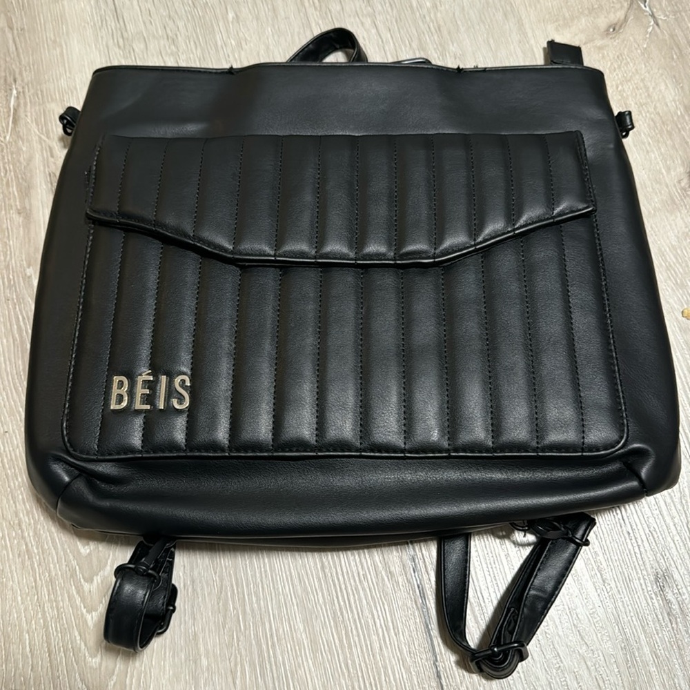 The Messenger Backpack in Black